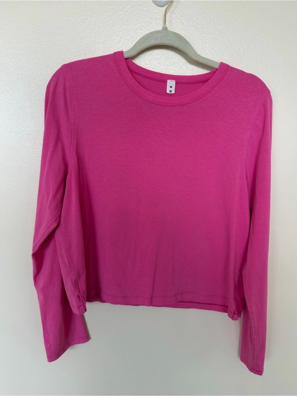lululemon athletica Bright Pink Long Sleeve Top